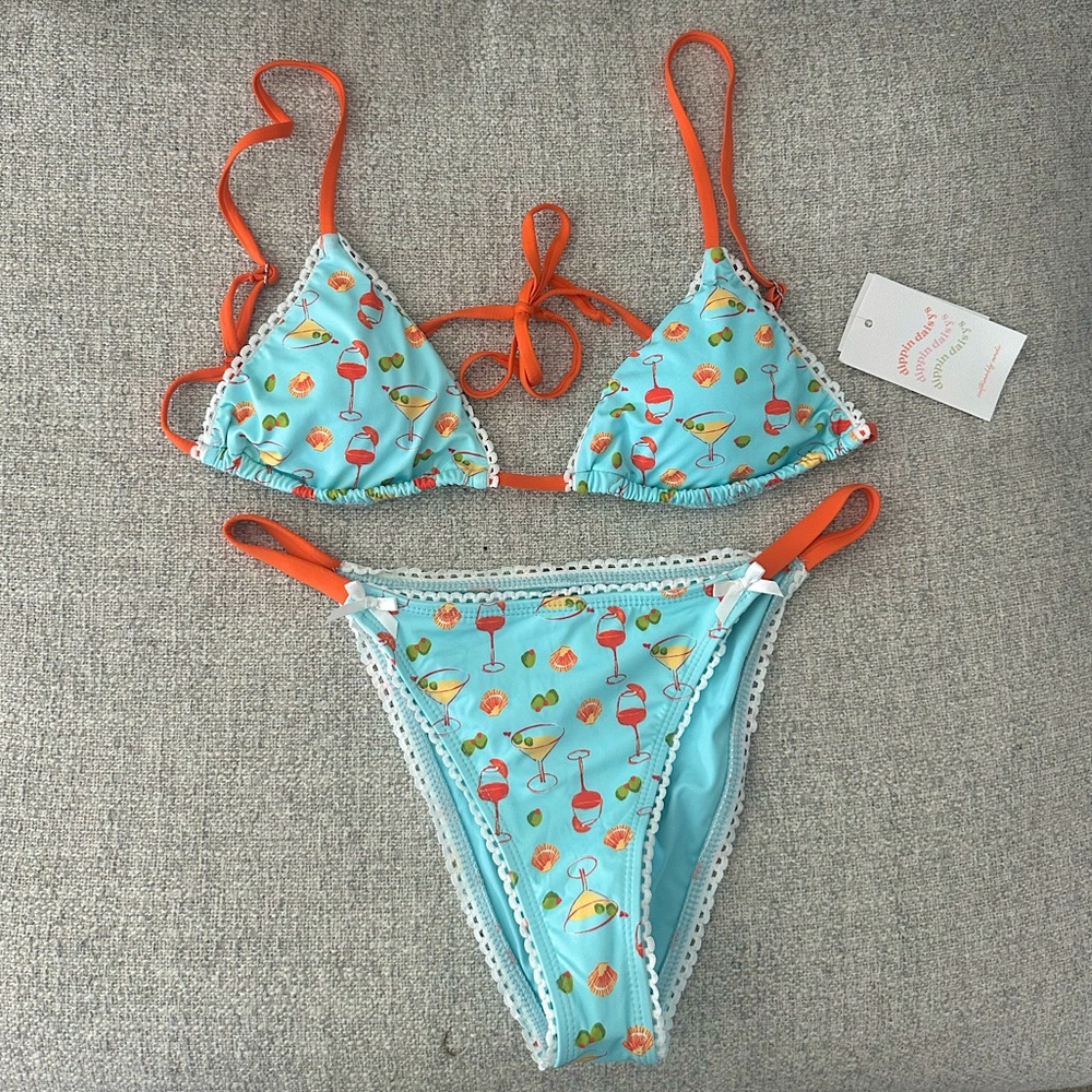 Dippin Daisys Aperol Spritz Martini Bikini - sz M